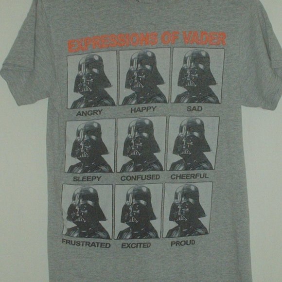 Star Wars Expressions of Vader T-shirt - New - size small - Picture 2 of 4